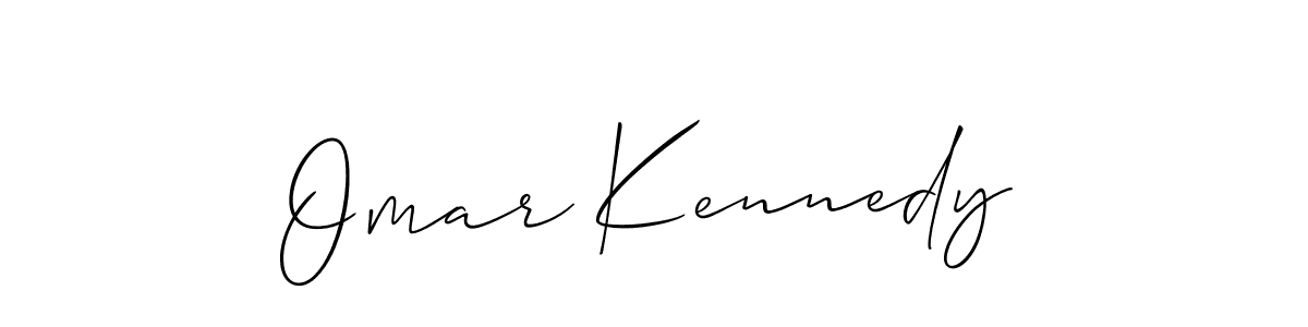 How to make Omar Kennedy signature? Allison_Script is a professional autograph style. Create handwritten signature for Omar Kennedy name. Omar Kennedy signature style 2 images and pictures png