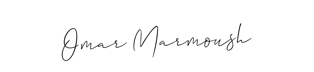 Similarly Allison_Script is the best handwritten signature design. Signature creator online .You can use it as an online autograph creator for name Omar Marmoush. Omar Marmoush signature style 2 images and pictures png