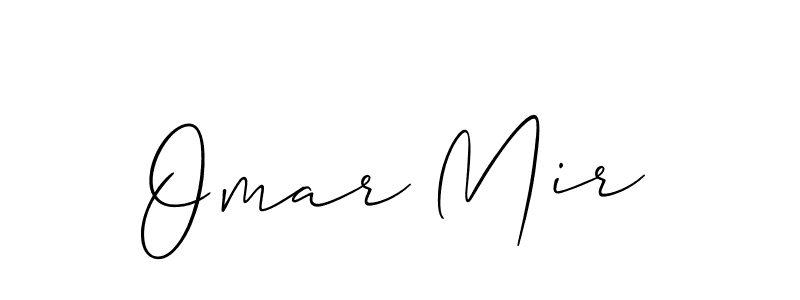 Make a beautiful signature design for name Omar Mir. Use this online signature maker to create a handwritten signature for free. Omar Mir signature style 2 images and pictures png