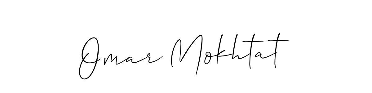 How to Draw Omar Mokhtat signature style? Allison_Script is a latest design signature styles for name Omar Mokhtat. Omar Mokhtat signature style 2 images and pictures png