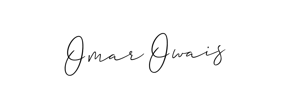 if you are searching for the best signature style for your name Omar Owais. so please give up your signature search. here we have designed multiple signature styles  using Allison_Script. Omar Owais signature style 2 images and pictures png