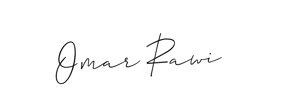 Create a beautiful signature design for name Omar Rawi. With this signature (Allison_Script) fonts, you can make a handwritten signature for free. Omar Rawi signature style 2 images and pictures png