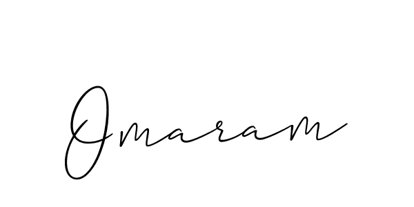 Also You can easily find your signature by using the search form. We will create Omaram name handwritten signature images for you free of cost using Allison_Script sign style. Omaram signature style 2 images and pictures png