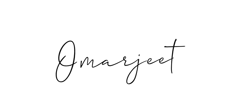 Also You can easily find your signature by using the search form. We will create Omarjeet name handwritten signature images for you free of cost using Allison_Script sign style. Omarjeet signature style 2 images and pictures png