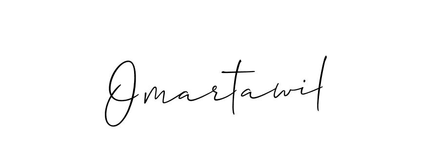 Omartawil stylish signature style. Best Handwritten Sign (Allison_Script) for my name. Handwritten Signature Collection Ideas for my name Omartawil. Omartawil signature style 2 images and pictures png