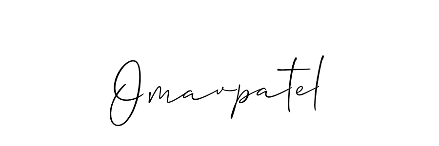You can use this online signature creator to create a handwritten signature for the name Omavpatel. This is the best online autograph maker. Omavpatel signature style 2 images and pictures png
