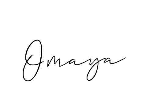 Also You can easily find your signature by using the search form. We will create Omaya name handwritten signature images for you free of cost using Allison_Script sign style. Omaya signature style 2 images and pictures png