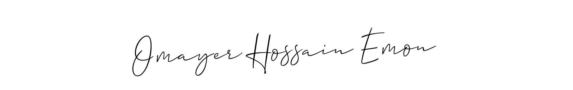 Best and Professional Signature Style for Omayer Hossain Emon. Allison_Script Best Signature Style Collection. Omayer Hossain Emon signature style 2 images and pictures png