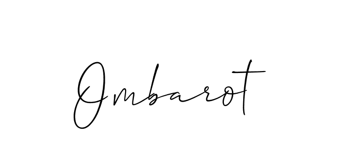 It looks lik you need a new signature style for name Ombarot. Design unique handwritten (Allison_Script) signature with our free signature maker in just a few clicks. Ombarot signature style 2 images and pictures png