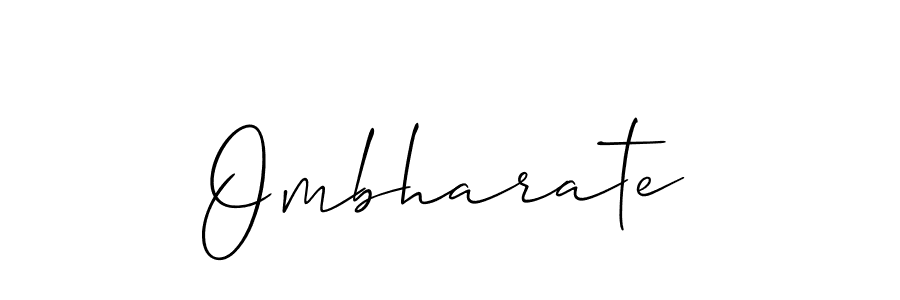 Best and Professional Signature Style for Ombharate. Allison_Script Best Signature Style Collection. Ombharate signature style 2 images and pictures png