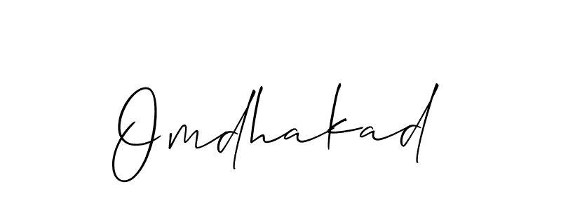 Check out images of Autograph of Omdhakad name. Actor Omdhakad Signature Style. Allison_Script is a professional sign style online. Omdhakad signature style 2 images and pictures png