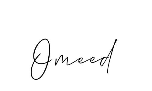 Best and Professional Signature Style for Omeed. Allison_Script Best Signature Style Collection. Omeed signature style 2 images and pictures png