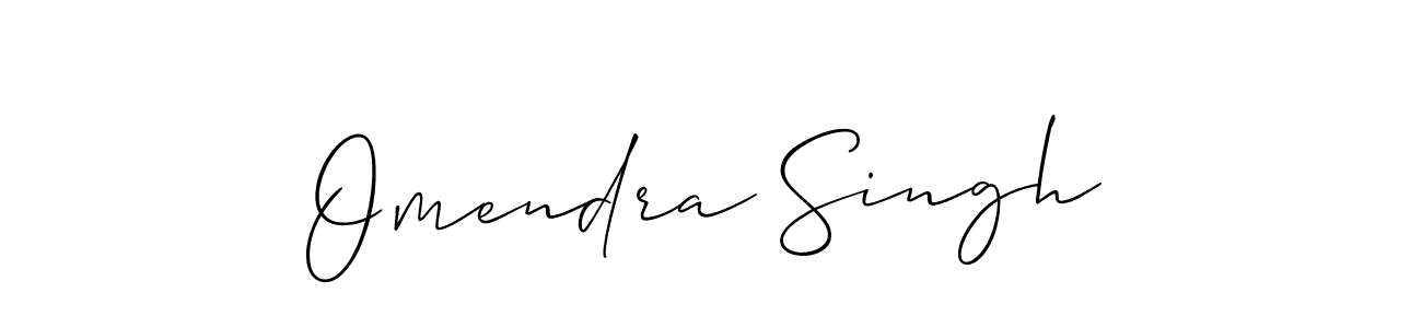 Omendra Singh stylish signature style. Best Handwritten Sign (Allison_Script) for my name. Handwritten Signature Collection Ideas for my name Omendra Singh. Omendra Singh signature style 2 images and pictures png