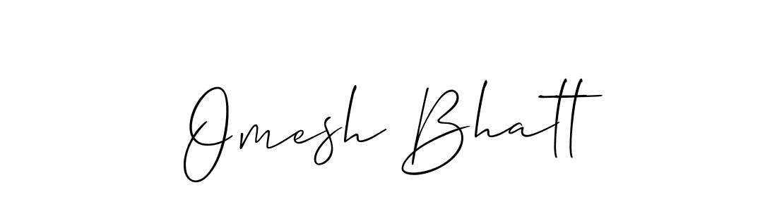 Here are the top 10 professional signature styles for the name Omesh Bhatt. These are the best autograph styles you can use for your name. Omesh Bhatt signature style 2 images and pictures png