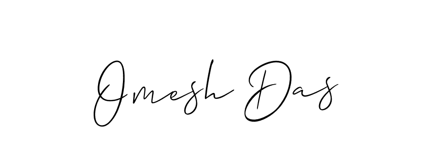 How to Draw Omesh Das signature style? Allison_Script is a latest design signature styles for name Omesh Das. Omesh Das signature style 2 images and pictures png