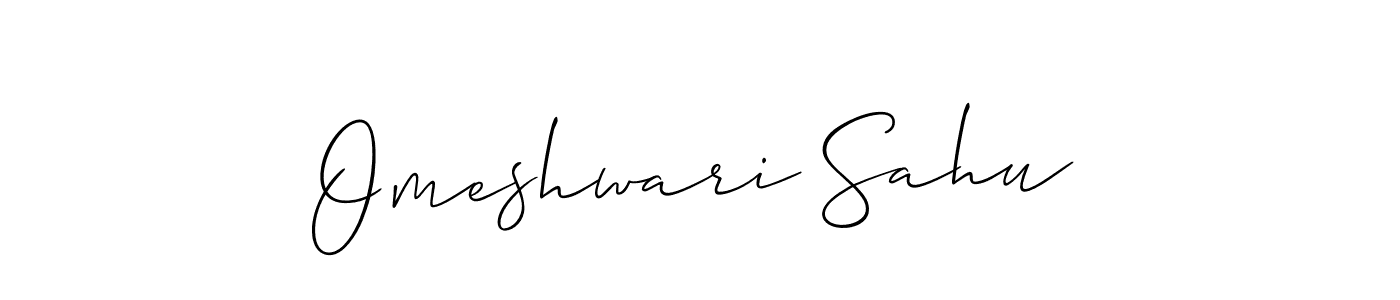 How to Draw Omeshwari Sahu signature style? Allison_Script is a latest design signature styles for name Omeshwari Sahu. Omeshwari Sahu signature style 2 images and pictures png