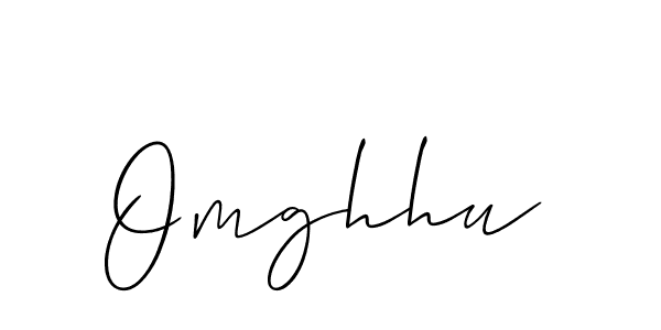 Make a short Omghhu signature style. Manage your documents anywhere anytime using Allison_Script. Create and add eSignatures, submit forms, share and send files easily. Omghhu signature style 2 images and pictures png