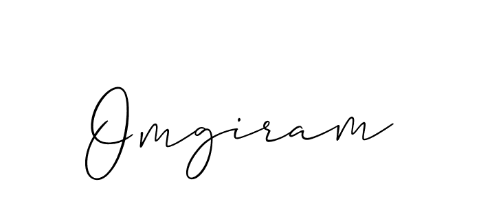 Also You can easily find your signature by using the search form. We will create Omgiram name handwritten signature images for you free of cost using Allison_Script sign style. Omgiram signature style 2 images and pictures png