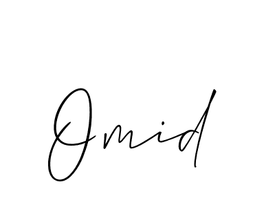 Create a beautiful signature design for name Omid. With this signature (Allison_Script) fonts, you can make a handwritten signature for free. Omid signature style 2 images and pictures png