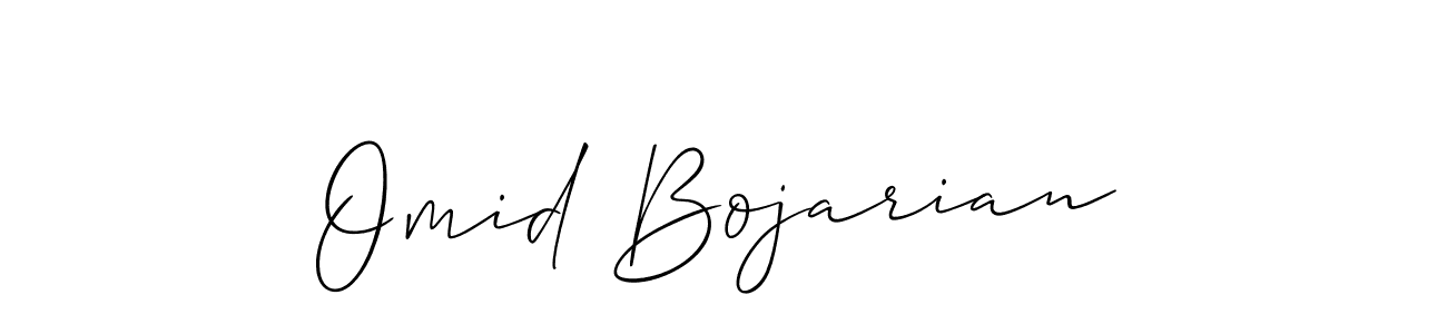 Similarly Allison_Script is the best handwritten signature design. Signature creator online .You can use it as an online autograph creator for name Omid Bojarian. Omid Bojarian signature style 2 images and pictures png