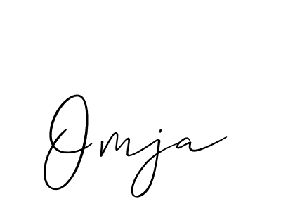 Similarly Allison_Script is the best handwritten signature design. Signature creator online .You can use it as an online autograph creator for name Omja. Omja signature style 2 images and pictures png