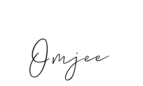 if you are searching for the best signature style for your name Omjee. so please give up your signature search. here we have designed multiple signature styles  using Allison_Script. Omjee signature style 2 images and pictures png