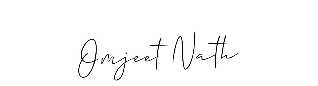 How to Draw Omjeet Nath signature style? Allison_Script is a latest design signature styles for name Omjeet Nath. Omjeet Nath signature style 2 images and pictures png