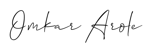 The best way (Allison_Script) to make a short signature is to pick only two or three words in your name. For converting this name Omkar Arole. Omkar Arole signature style 2 images and pictures png