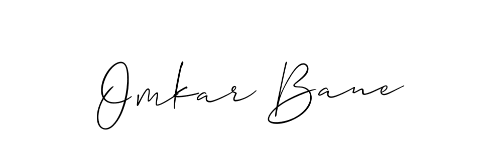Similarly Allison_Script is the best handwritten signature design. Signature creator online .You can use it as an online autograph creator for name Omkar Bane. Omkar Bane signature style 2 images and pictures png