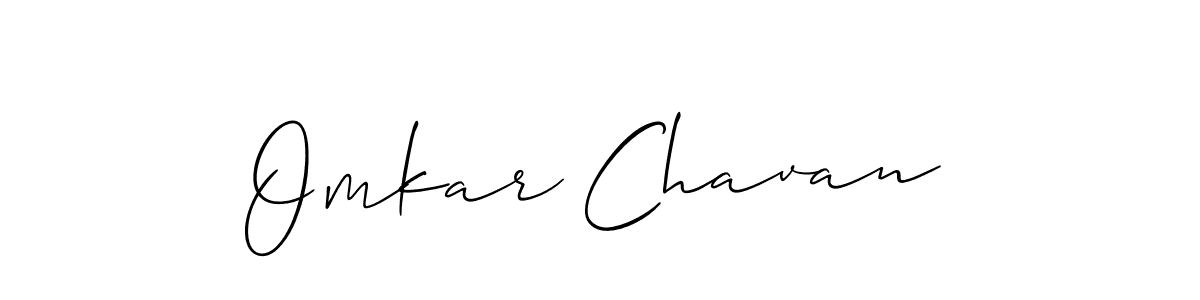 Best and Professional Signature Style for Omkar Chavan. Allison_Script Best Signature Style Collection. Omkar Chavan signature style 2 images and pictures png