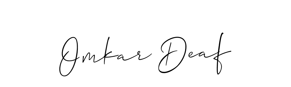 Check out images of Autograph of Omkar Deaf name. Actor Omkar Deaf Signature Style. Allison_Script is a professional sign style online. Omkar Deaf signature style 2 images and pictures png