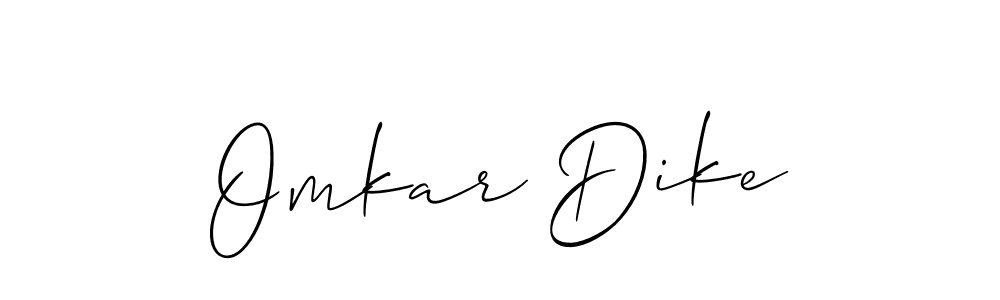 Make a beautiful signature design for name Omkar Dike. Use this online signature maker to create a handwritten signature for free. Omkar Dike signature style 2 images and pictures png