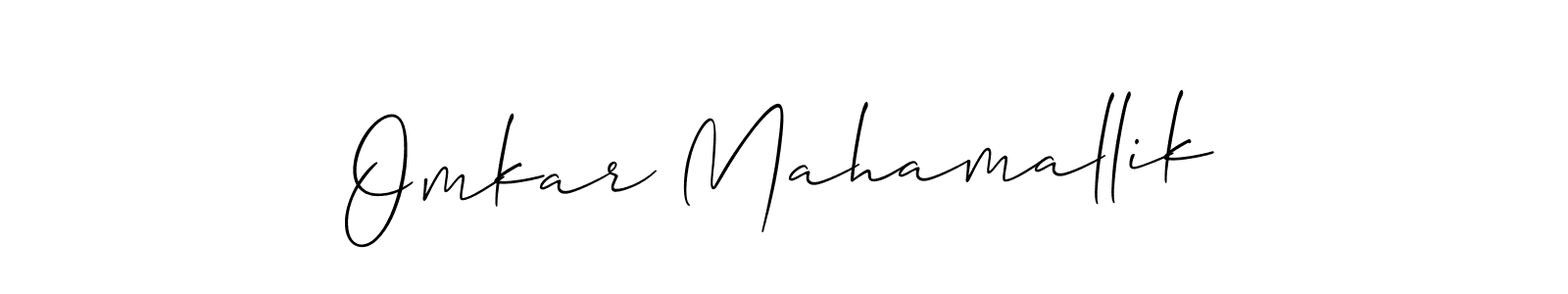 Make a beautiful signature design for name Omkar Mahamallik. Use this online signature maker to create a handwritten signature for free. Omkar Mahamallik signature style 2 images and pictures png