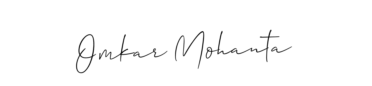 This is the best signature style for the Omkar Mohanta name. Also you like these signature font (Allison_Script). Mix name signature. Omkar Mohanta signature style 2 images and pictures png