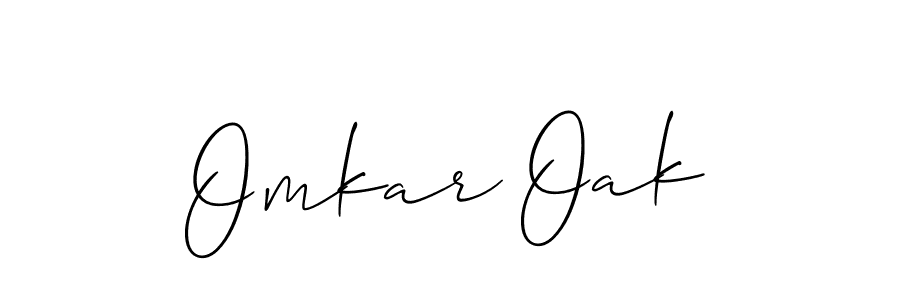 Make a beautiful signature design for name Omkar Oak. Use this online signature maker to create a handwritten signature for free. Omkar Oak signature style 2 images and pictures png