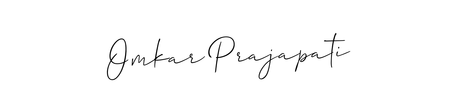 You can use this online signature creator to create a handwritten signature for the name Omkar Prajapati. This is the best online autograph maker. Omkar Prajapati signature style 2 images and pictures png