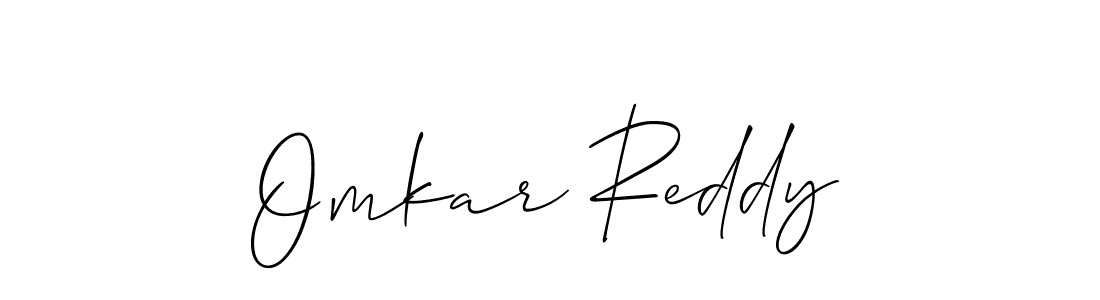 How to Draw Omkar Reddy signature style? Allison_Script is a latest design signature styles for name Omkar Reddy. Omkar Reddy signature style 2 images and pictures png