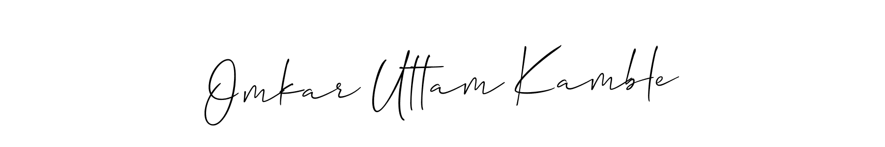 Check out images of Autograph of Omkar Uttam Kamble name. Actor Omkar Uttam Kamble Signature Style. Allison_Script is a professional sign style online. Omkar Uttam Kamble signature style 2 images and pictures png