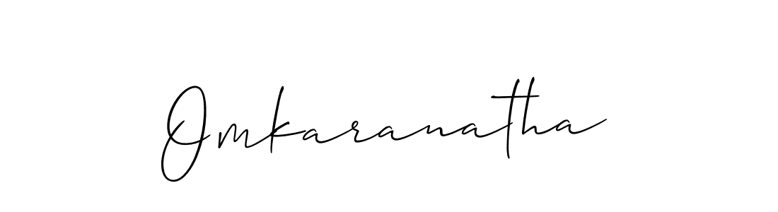 Make a beautiful signature design for name Omkaranatha. Use this online signature maker to create a handwritten signature for free. Omkaranatha signature style 2 images and pictures png