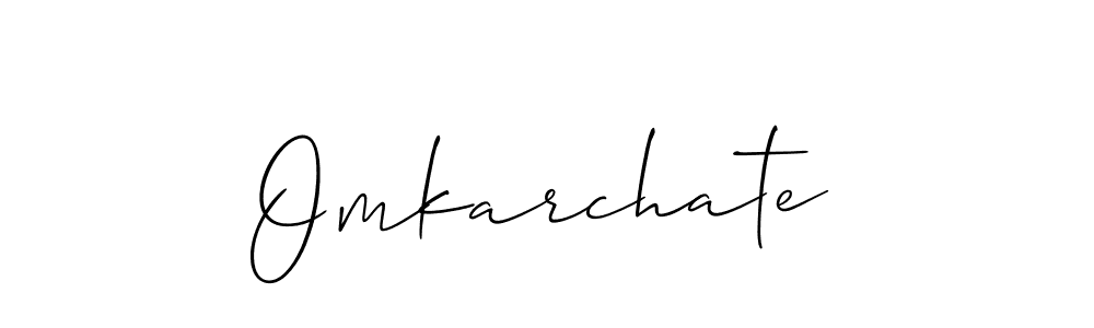 Make a beautiful signature design for name Omkarchate. Use this online signature maker to create a handwritten signature for free. Omkarchate signature style 2 images and pictures png