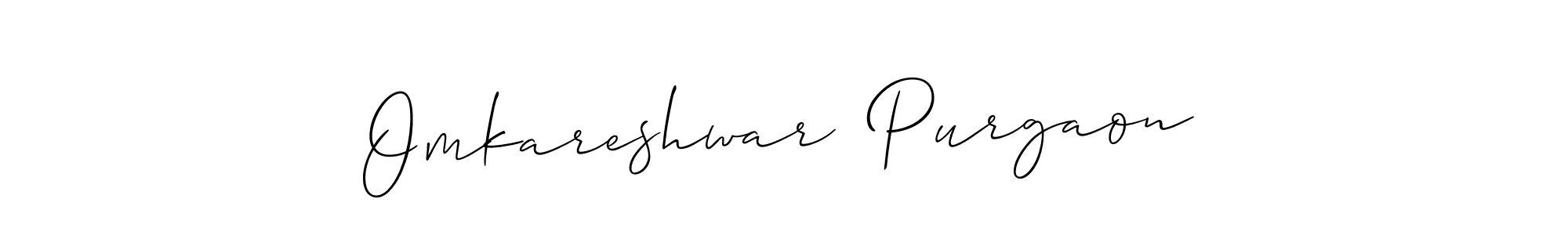 Best and Professional Signature Style for Omkareshwar  Purgaon. Allison_Script Best Signature Style Collection. Omkareshwar  Purgaon signature style 2 images and pictures png