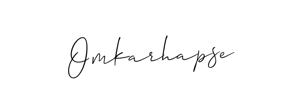 You can use this online signature creator to create a handwritten signature for the name Omkarhapse. This is the best online autograph maker. Omkarhapse signature style 2 images and pictures png