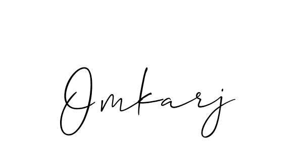 How to Draw Omkarj signature style? Allison_Script is a latest design signature styles for name Omkarj. Omkarj signature style 2 images and pictures png