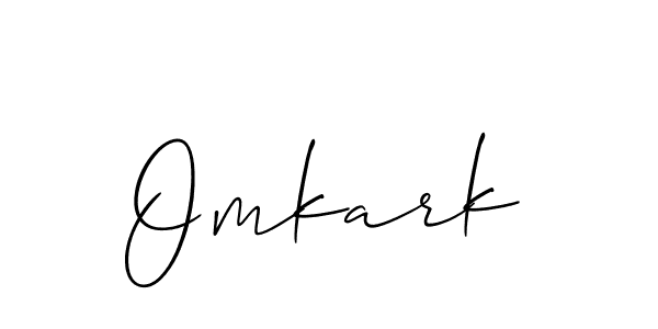 Allison_Script is a professional signature style that is perfect for those who want to add a touch of class to their signature. It is also a great choice for those who want to make their signature more unique. Get Omkark name to fancy signature for free. Omkark signature style 2 images and pictures png