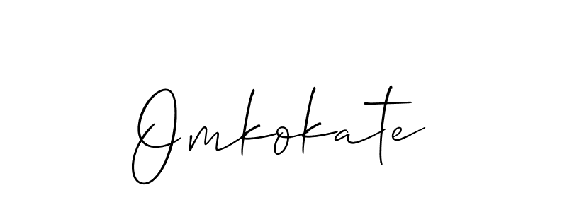 Make a beautiful signature design for name Omkokate. Use this online signature maker to create a handwritten signature for free. Omkokate signature style 2 images and pictures png
