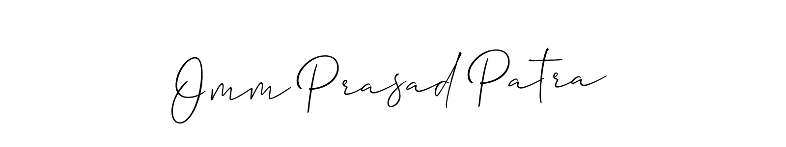 Make a beautiful signature design for name Omm Prasad Patra. Use this online signature maker to create a handwritten signature for free. Omm Prasad Patra signature style 2 images and pictures png