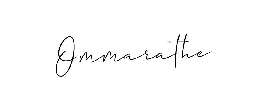 Make a beautiful signature design for name Ommarathe. With this signature (Allison_Script) style, you can create a handwritten signature for free. Ommarathe signature style 2 images and pictures png