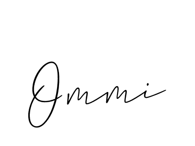 Ommi stylish signature style. Best Handwritten Sign (Allison_Script) for my name. Handwritten Signature Collection Ideas for my name Ommi. Ommi signature style 2 images and pictures png