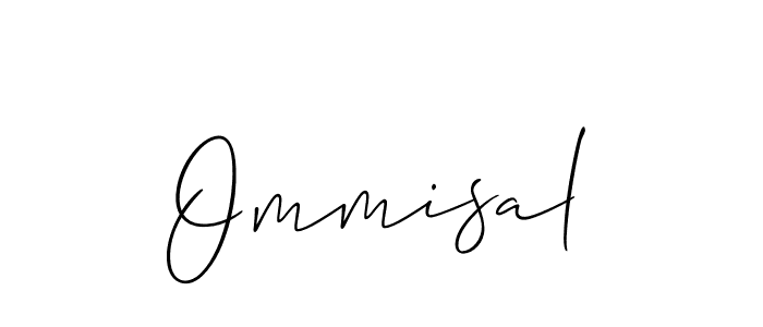 How to make Ommisal name signature. Use Allison_Script style for creating short signs online. This is the latest handwritten sign. Ommisal signature style 2 images and pictures png