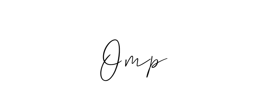 Create a beautiful signature design for name Ompते. With this signature (Allison_Script) fonts, you can make a handwritten signature for free. Ompते signature style 2 images and pictures png